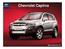 Chevrolet Captiva. Motor Import Nor AS