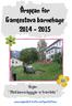 Årsplan for Gamlestova barnehage 2014-2015