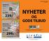 Nyheter. og gode tilbud. Kampanje utgave Oktober 2007. Papirblonder Til dekorasjon av kort mm. Selvklebende. Sortiment med 4x2 m.