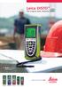 SWISS Technology by Leica Geosystems. Leica Disto TM The original laser distance meter