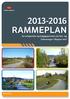 2013-2016 RAMMEPLAN. for avkøyrsler og byggjegrenser på riks- og fylkesvegar i Region vest. Februar 2013
