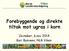 Forebyggende og direkte tiltak mot ugras i korn. Jevnaker, 6.nov 2014 Kari Bysveen, NLR Viken
