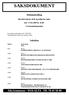 SAKSDOKUMENT. Møteinnkalling. Hovedutvalg for drift og miljø har møte den 17.03.2009 kl. 10.00 i Formannskapssalen. Saksliste