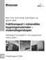 Fukttransport i mineralske bygningsmaterialer materialegenskaper