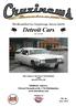 Medlemsblad for Sarpsborgs Amcar klubb. Detroit Cars. Etb, 08-09-1982 1969 CADILLAC DE VILLE CONVERTIBLE EIER MAGNE FOTLAND