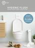Rengjøringsvennlig og minimalistisk design Passer til Triomont innbyggingssisterner. 5G86 Hygienic Flush veggskål uten vulst