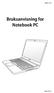 NW7176. Bruksanvisning for Notebook PC