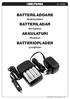 Batteriladdare. Batteriladar. Akkulaturi. Batterioplader