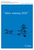 Plan for helse- og omsorgstjenestene 2009-2020. Revidert KST 16.06.2011. Aktiv omsorg 2020. Aktiv omsorg 2020. Randaberg kommune