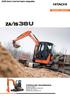 ZAXIS Serie 5 med kort bakre svingradius