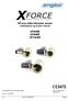 XForce akter-thruster serien Installasjons og bruker manual XF60SR XF90SR XF130SR