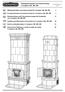 Eldningsinstruktion och bruksanvisning Cronspisen 100, 200, 500 SE NO FI FR