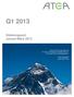 Q1 2013. Delårsrapport Januar-Mars 2013