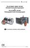 PK-I-R EI60S / EI90S / EI120S Sirkulært brann-/branngasspjeld & PK-I-S EI90S / EI120S Rektangulært brann-/branngasspjeld
