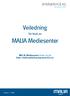 MALIA Mediesenter. Veiledning for bruk av BYRÅSERVICE AS. MALIA Mediesenter fi nner du på http://malia.webshop.byraservice.no.
