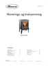 Monterings- og bruksanvisning