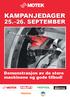 KAMPANJEDAGER 25. 26. SEPTEMBER