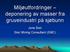 Miljøutfordringer deponering av masser fra gruveindustri på sjøbunn. Jens Skei Skei Mining Consultant (SMC)