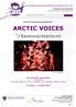 Scene Finnmark presenterer: ARCTIC VOICES. Den kulturelle skolesekken på turné til Berlevåg, Båtsfjord, Gamvik, Lebesby, Sør-Varanger, Vadsø og Vardø