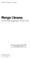 Norge i brann Oxfordbevegelsen 1934-40