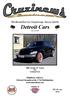 Medlemsblad for Sarpsborgs Amcar klubb. Detroit Cars. Etb, 08-09-1982. 2000 Chrysler PT Cruiser Eier Kristine Nord