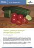 Nr. 25 - Desember 2011. Tilpasset gjødsling til dyrking av økologisk agurk og tomat
