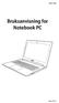 NW7596. Bruksanvisning for Notebook PC