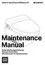 Geberit AquaClean 8000plus UP. Maintenance Manual Instandhaltungsanleitung Manuel d'entretien Istruzioni per la manutenzione