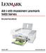 Alt-i-ett-maskinen Lexmark 5400 Series. Brukerhåndbok