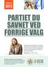 Partiet du savnet ved forrige valg