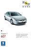 Peugeot // Standard- og ekstrautstyr Tekniske spesifikasjoner Januar 2009 ajourført 18.12.08