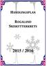 Rogaland Skiskytterkrets Handlingsplan 2015/2016 HANDLINGSPLAN ROGALAND SKISKYTTERKRETS 2015 / 2016