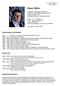 Klaus Mohn. Curriculum Vitae