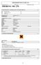 SIKKERHETSDATABLAD. Sist endret: 03.11.2011 Internt nr.: 270 Erstatter dato: 22.01.2008 TRERENS OK 270. Helseskadelig