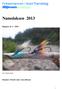 Namslaksen 2013. Rapport nr 3 2013. Redaktør: Fiskeforvalter Anton Rikstad. Foto: Ragnar Holm