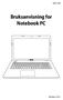 NW7748. Bruksanvisning for Notebook PC