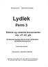 Lydlek. Perm 3. Stemte og ustemte konsonanter b/p, v/f, d/t, g/k. Et lekbasert opplegg med de norske språklydene/ språklydkombinasjonene