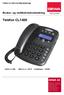 Telefon CL1400 m/kraftig teleslynge. Bruker- og vedlikeholdsveiledning. Telefon CL1400. Telefon CL1400: HMS art. nr.: 135274 Bestillingsnr.