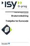 G-PROG TRE Trebjelke for Eurocode. (Ver. 7.10 desember 2014) Brukerveiledning. Trebjelke for Eurocode