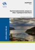 RAPPORT 2015/31. Samfunnsøkonomisk analyse av tiltak i Kjøllefjord fiskerihavn. Simen Pedersen og Petter Lindgren