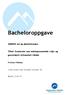 Bacheloroppgave. ADM650 Jus og administrasjon. Tittel: Evnetester som seleksjonsmetode i olje- og gassrelatert virksomhet i Molde.