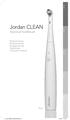 Jordan CLEAN Electrical Toothbrush