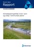 Norsk Vann. Rapport. Klimatilpasningstiltak innen vann og avløp i kommunale planer