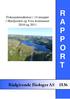 Fiskeundersøkelser i 14 innsjøer i Masfjorden og Voss kommuner 2010 og 2011 R A P P O R T. Rådgivende Biologer AS 1536