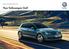 Brosjyre med tekniske data og utstyr. Nye Volkswagen Golf