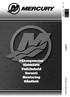 2015 Mercury Marine 2.5/3.3. Påhengsmotor Sjekkliste Vedlikehold Garanti Montering Håndbok