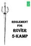 Reglement for. Rover 5-kamp