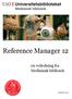 Reference Manager 12. en veiledning fra Medisinsk bibliotek