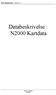 SOSI standard Del 3 - versjon 3.2 1. Databeskrivelse : N2000 Kartdata