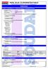 HELSE-, MILJØ- OG SIKKERHETSDATABLAD Basert på forordning (EF) nr. 1907/2006, som endret ved forordning (EF) nr. 453/2010.